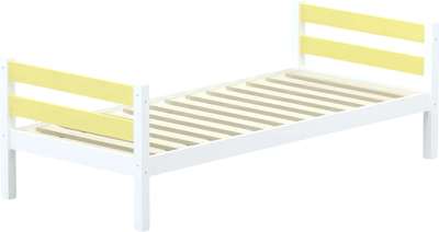 Односпальная кровать детская Савушка Савушка-01 90x200 (желтый)