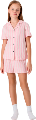 Пижама детская Mark Formelle 567745 (р.158-80, розовая полоска/Minsk)