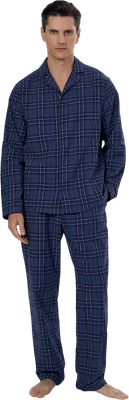 Пижама Mark Formelle 591047 (р.96-86-176, синяя клетка)