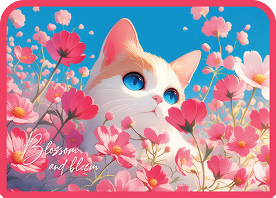 Папка-портфель ArtSpace The Kitten in the Poppies / ПТЛ-14Л40001