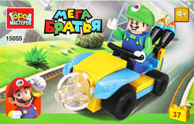 Конструктор Город мастеров Марио / 15055-ZH (37эл)