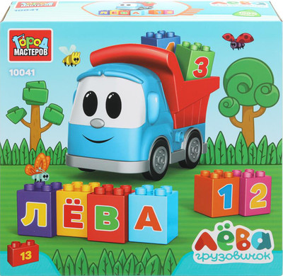 Игрушка-конструктор Город мастеров Грузовичок Лева / 10041-GK (13эл)