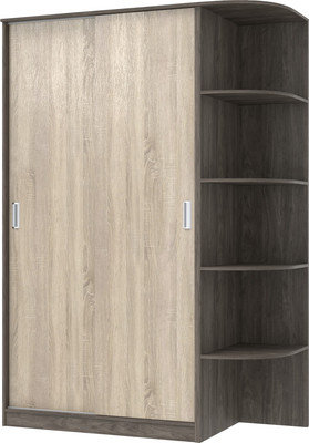 Шкаф-купе Кортекс-мебель Лагуна ШК04-00 (орех элия/дуб сонома, правая консоль)