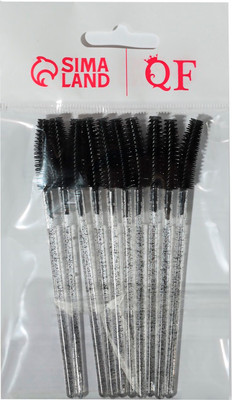 Набор щеточек для ресниц Queen Fair И бровей 10692142 (10шт, черный)