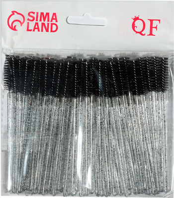 Набор щеточек для ресниц Queen Fair И бровей 10692153 (50шт, черный)