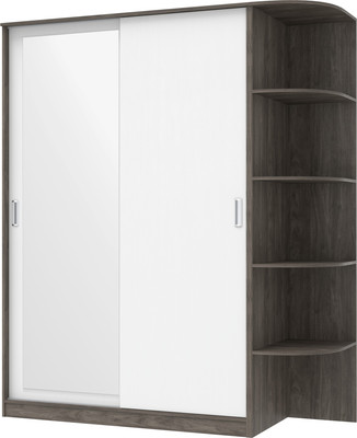 Шкаф-купе Кортекс-мебель Лагуна ШК05-01 (орех элия/белый, правая консоль)