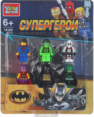 Элемент конструктора Город мастеров Фигурки Бэтмен + Супергерои / 18160-ZH