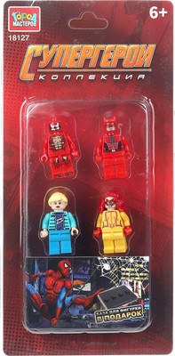 Элемент конструктора Город мастеров Фигурки супергерои / 18127-CY