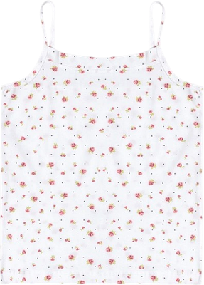 Майка детская Mark Formelle 427735/1 (р.146-72, цветочки на белоснежном)