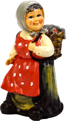 Фигурка для сада GREENGO Бабушка с гусем / 10918772