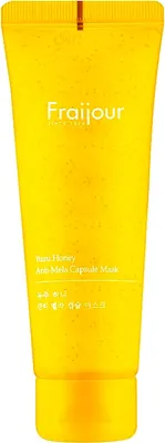 Маска для лица кремовая Fraijour Yuzu Honey Anti-Mela Capsule Mask (75мл)