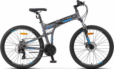 Велосипед STELS Launch 970 MD 26 (19, серый/синий, разобранный, в коробке)