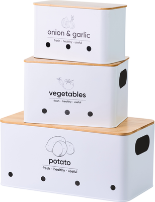 Набор емкостей для хранения Solmax&Home SM99961 (белый)