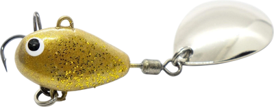 Тейл-спиннер UF-Studio Hurricane 21гр gold glitter / H21Gg