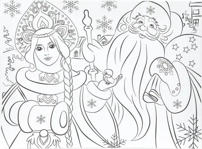 Картина по номерам MultiArt Новый год / CANV28X20-121134