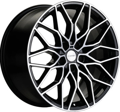 Литой диск Khomen KHW1902 Audi/VW 19x8.5" 5x112мм DIA 66.6мм ET 30мм (Black FP)