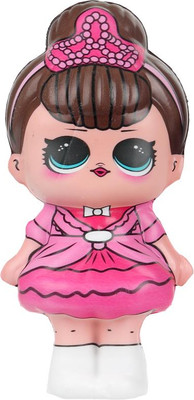 Игрушка антистресс СуперЖим Девочка в розовом платье JN-SFP02-LRU