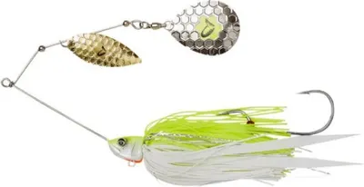 Блесна Savage Gear Da'Bush Spinnerbait 18см 42G Sinking Yellow White Silver / 72616