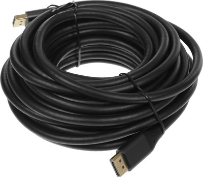 Кабель Cactus CS-DP-DP-1.4-10 (10м, черный)