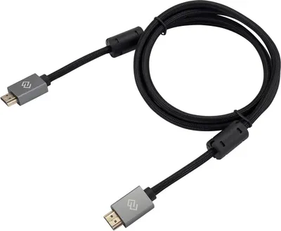 Кабель Digma D-HDMI-2FF-V2.0-1.5M (1.5м, черный)