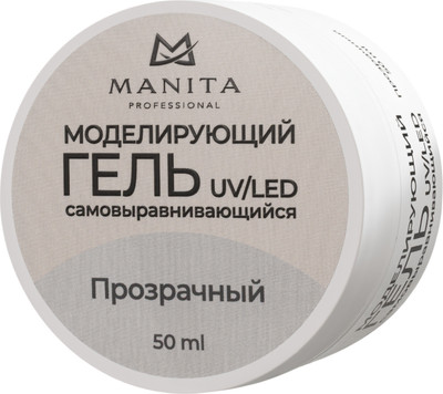 Моделирующий гель для ногтей Manita Professional №1 (50мл, прозрачный)