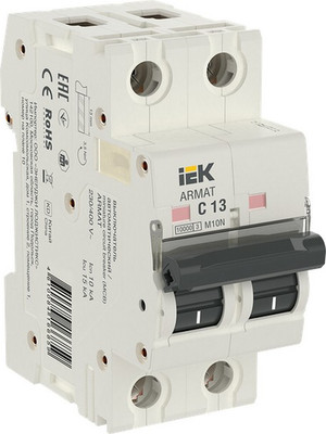 Выключатель автоматический IEK AR-M10N-2-C013