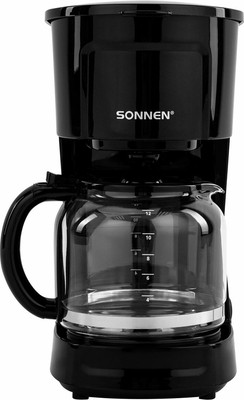 Капельная кофеварка Sonnen CM1095 / 456334 (черный)