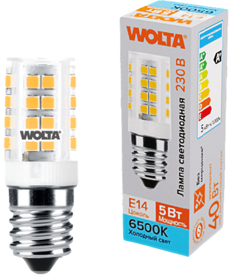 Лампа Wolta WSTD-JCD-5W6KE14-C