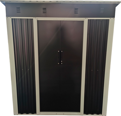 Сарай из металла Garvill SR-01 / 6х3 (черный)