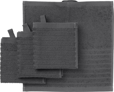 Набор полотенец Ikea Вогшен 406.091.52 (4шт, темно-серый)