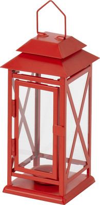 Подсвечник Ikea Фонарь для греющей свечи Винтерфинт 906.048.21 (красный)