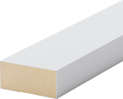 Рейка интерьерная STELLA МДФ Модель 12 Standart Белый (2800х27х12)