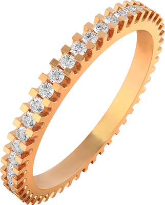 Кольцо из розового золота ZORKA 210664.14K.R (р.17, с фианитами)