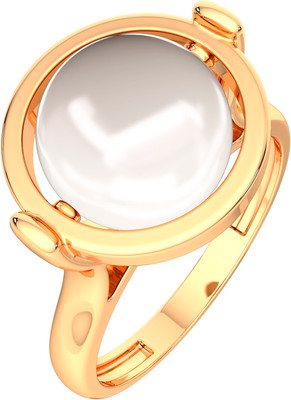 Кольцо из розового золота ZORKA 210666.14K.R.SP (р.18, с жемчугом)