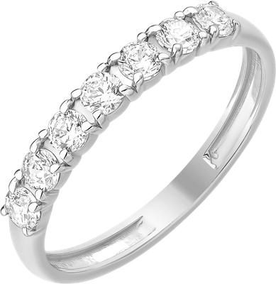 Кольцо из серебра 7 КАРАТ П1217-009С (р.18, с фианитами)