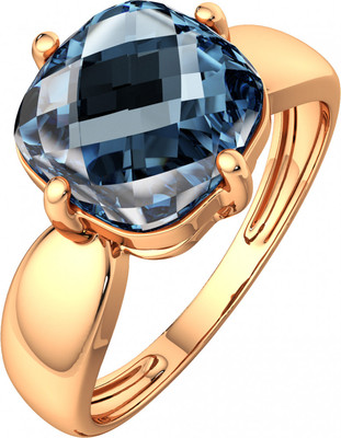 Кольцо из розового золота ZORKA 2S41219.14K.R (р.17.5, с топазом)