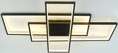 Люстра Estares Sven 120W 3S-ON/OFF(RC)-900x500x80-BLACK/WHITE-220-IP20