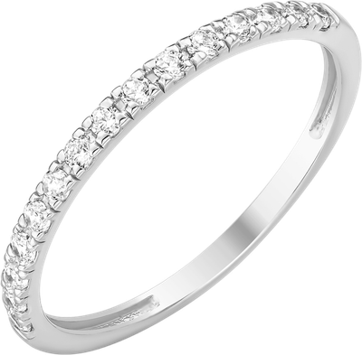 Кольцо из серебра 7 КАРАТ П1217-020С (р.16, с фианитами)