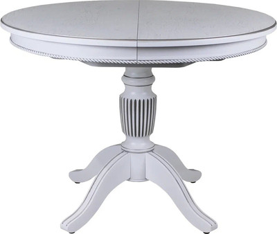 Обеденный стол Виста Венеция d102/137 ВС/481 (бел+срб.пат/бел+срб.пат)