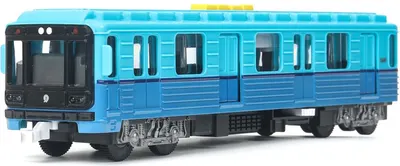Вагон игрушечный Технопарк SUBWAY-30PL-BU1-WOD