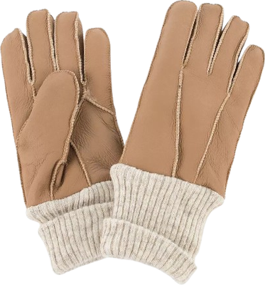 Перчатки Poshete 503-S231-8-DCM (бежевый)