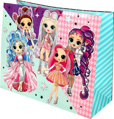 Пакет подарочный Чудо праздник Супер девочки PXXL-92070-OM