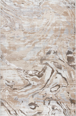 Ковер Radjab Carpet Бьянка Прямоугольник D007A (1.5x2, Cream Shirink/Vizon Fdy)