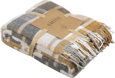 Плед Karven 1.5сп 150x200 / PL024 EKOSE v4/Kahve