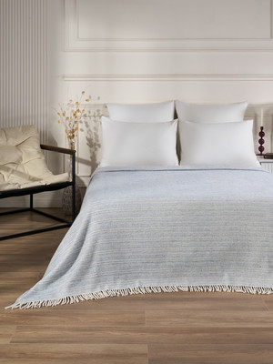Плед Karven 1.5сп 150x200 / PL024 SAYAK v8/Mavi