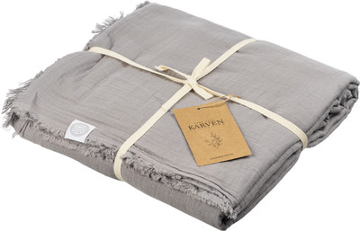 Плед Karven Муслиновый Евро 220x240 / PL037 Antrasit