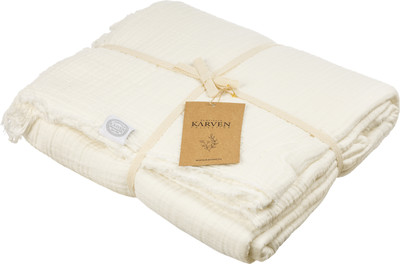 Плед Karven Муслиновый Евро 220x240 / PL037 Krem
