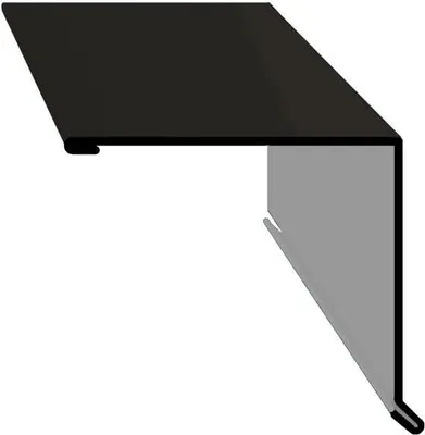 Планка торцевая Скайпрофиль 95 Эконом Плюс-Пэ-мат-RAL9005 (2м)