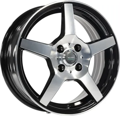 Литой диск Megami AF-07 14x5.5" 4x100мм DIA 56.6мм ET 49мм BKF