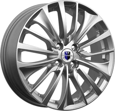 Литой диск K&K Flanker 17x6.5" 5x112мм DIA 57.1мм ET 38мм Дарк платинум